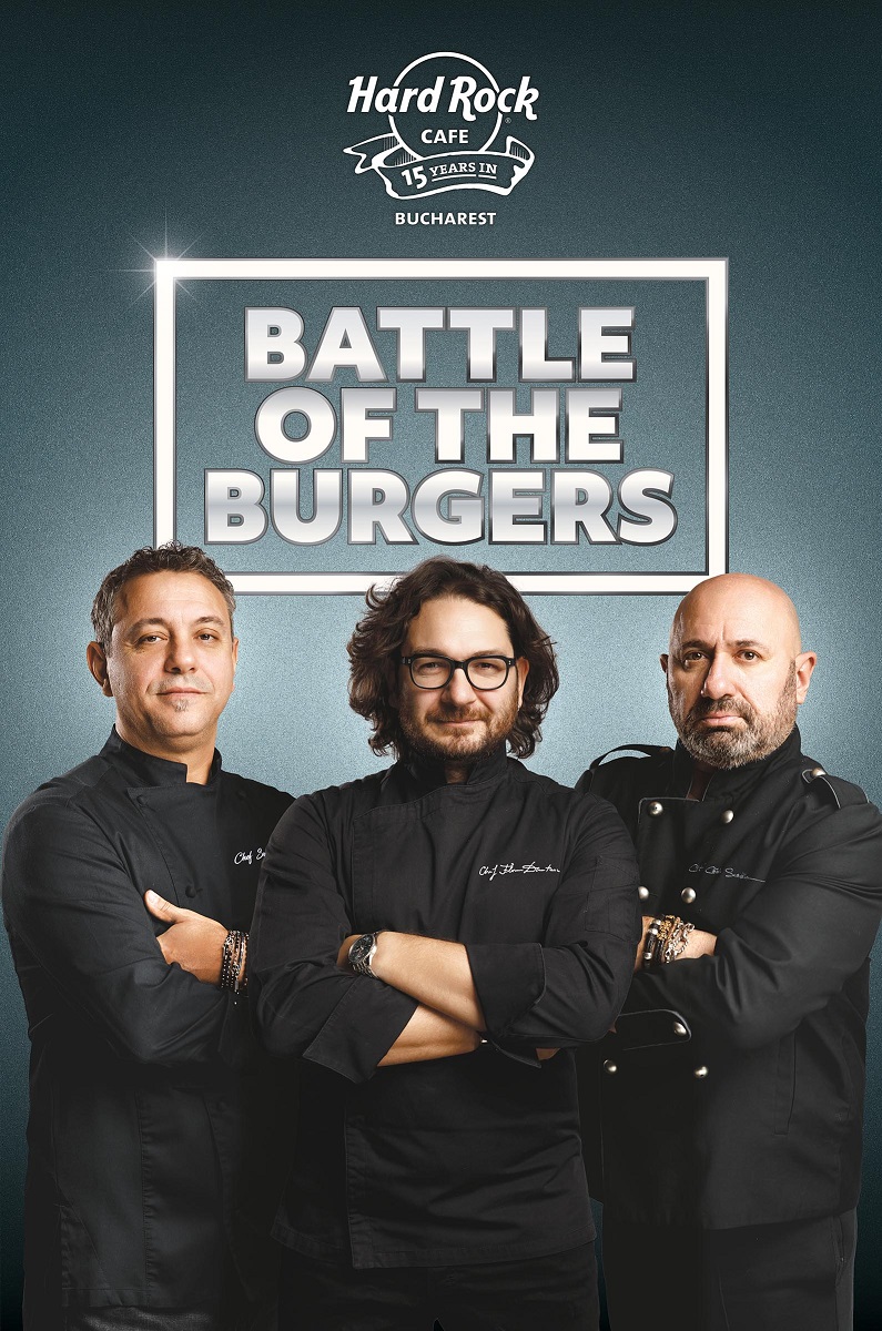 afis Battle of the Burgers cu Bontea, Scarlatescu si DUmitrescu
