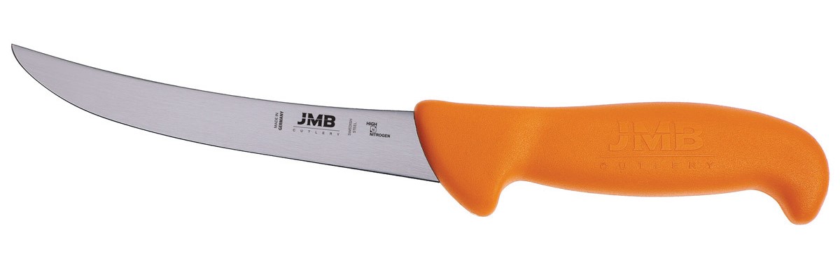 cuțit de filetat JMB Cutlery, cu lama din inox si maner portocaliu, unul din tipuri de cuțite