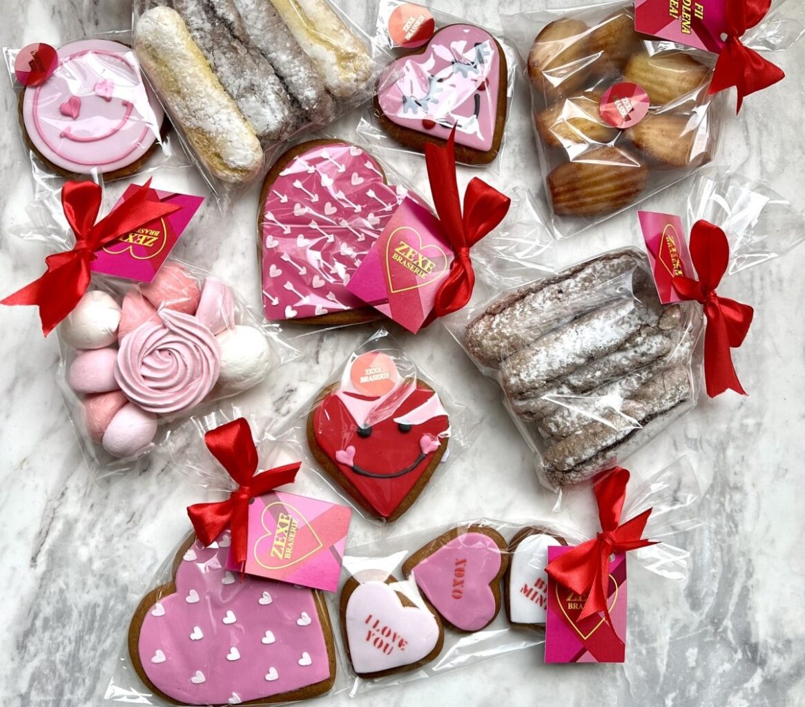 diverse dulciuri de la Zexe Braserie, de unde sa-i oferi ceva dulce de Ziua Îndrăgostiților